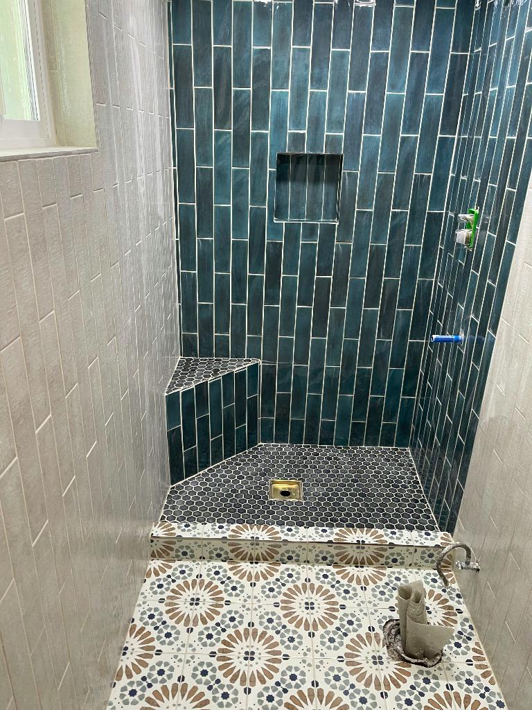 Shower Tile & Mosaic Floor